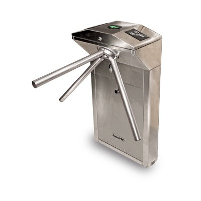 (TS1000) Torniquete en Acero, Bidireccional, Espacio para Lectora de Prox, Interiores