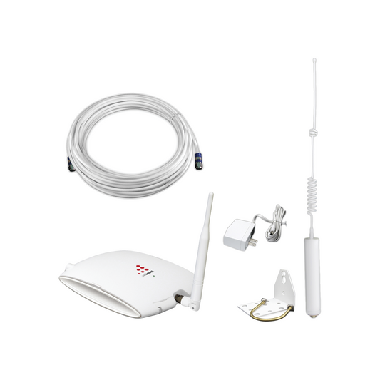 KIT de Amplificador de SeÃ±al Celular | Soporta  3G y mejora la calidad de las llamadas | Cubre hasta 235 metros cuadrados | 64 dB de Ganancia MÃ¡xima.