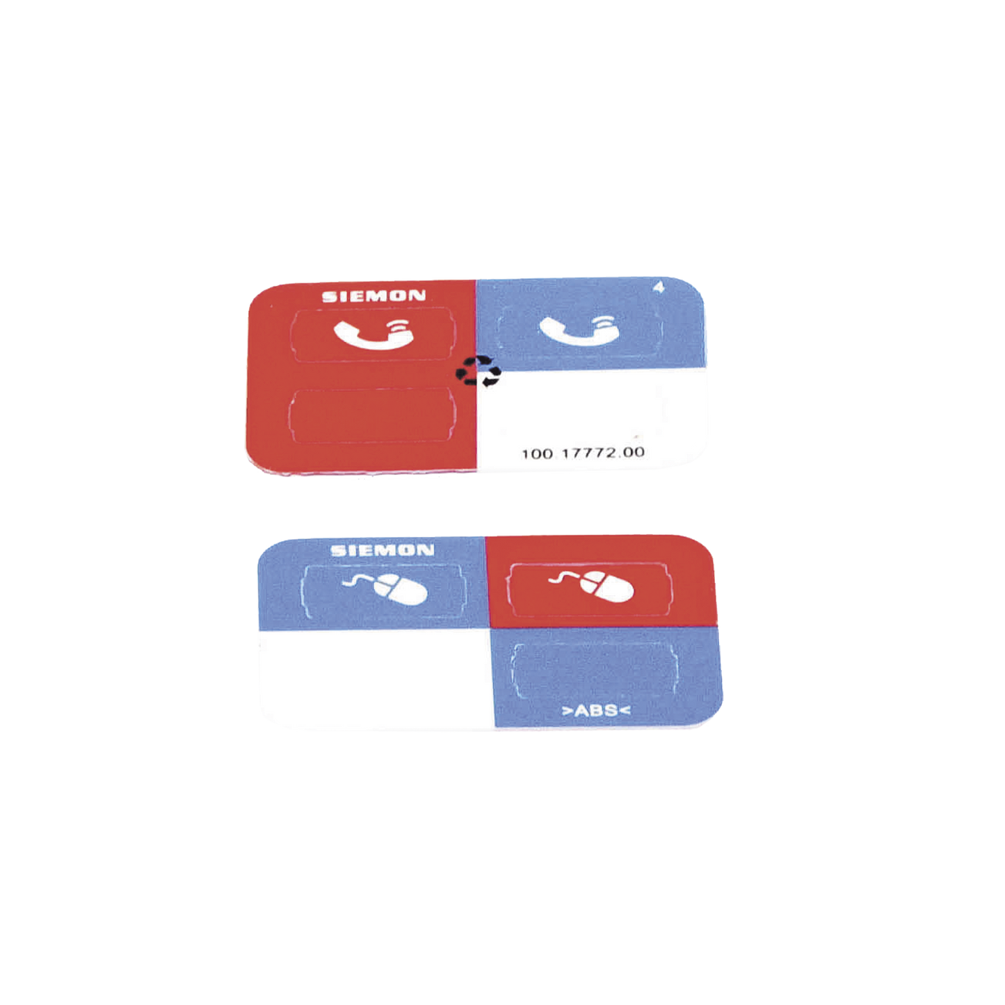 Icono UltraMax para identificaciÃ³n de Jacks, Color Rojo, Bolsa con 100 Piezas