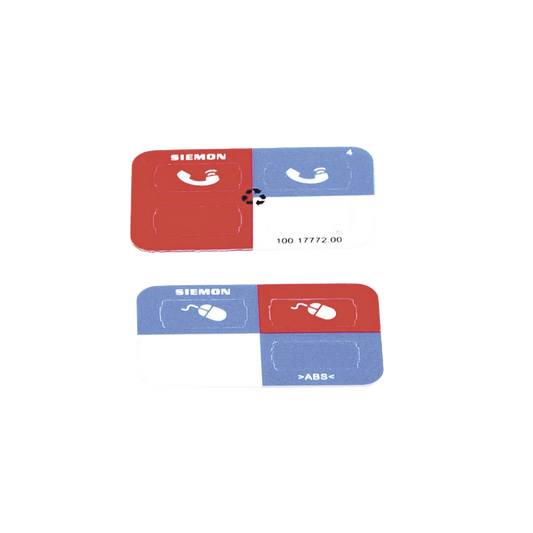 Icono UltraMax para identificaciÃ³n de Jacks, Color Rojo, Bolsa con 100 Piezas