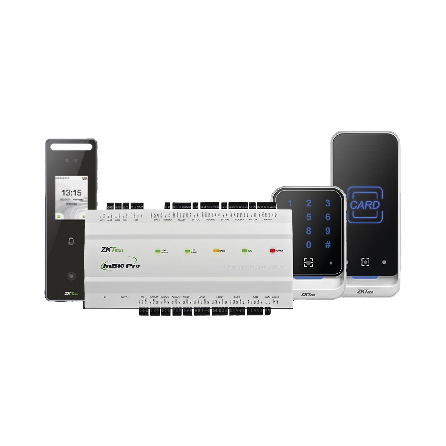 Panel De Control De Acceso/ Lector Qr/ Biometrico / Licencia Gratuita De 5 Puertas