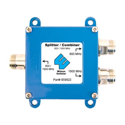 Diplexer/Combinador 600-960 MHz / 1630-2300 MHz, ideal para Amplificadores de seÃ±al celular de doble o triple banda.