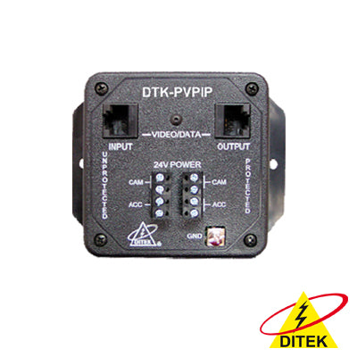 Protector para CÃ¡mara IP de puerto RJ45 y 24 Vca