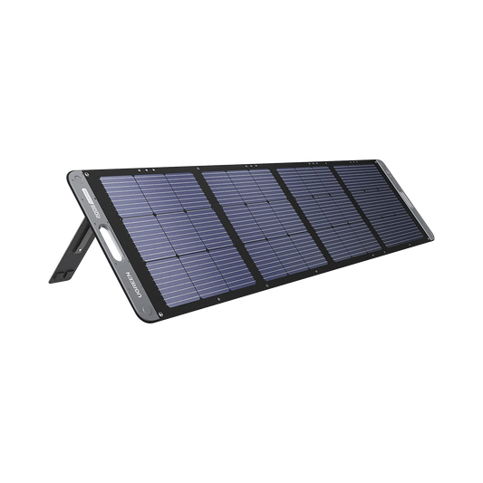 Panel Solar Plegable 200W / Recomendado para el Power Station Portable de 1200W UGREEN /  Alta Eficiencia de ConversiÃ³n / AlineaciÃ³n Inteligente de la Luz Solar / Resistente Al Agua y Duradero / Incluye Cable XT60 Macho a Macho 2m.