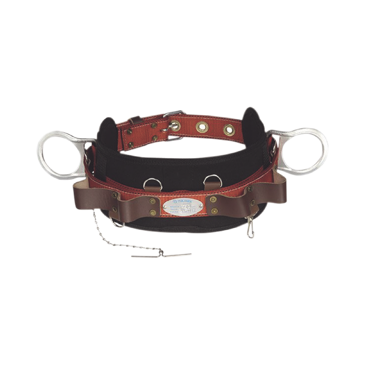 CinturÃ³n de Liniero de Lujo, Fabricado en PoliÃ©ster, con 2 Anillos tipo D, Talla 48.