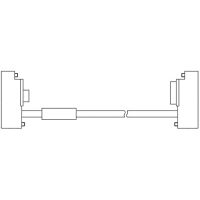 Cable de la conexión de serie de Panasonic SFB-CSL01, para el uso con la cortina de la luz de la serie de SF4B