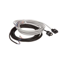 Sensor, fotoeléctrico, lado que detecta, PNP, LED rojo, gama de Thrubeam de 150m m, oscura encendido