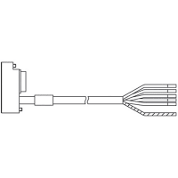Cordset, para SF4B, cable inferior con el alambre discreto, cable del casquillo 15 8-Core del metro