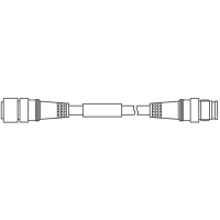 Cordset, cable de la extensión, para el receptor de SF4B cortina de seguridad, 12-Core, 10 metro