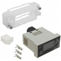 Sensor, presión del vacío, 2-Color indicador digital, galga, NPN, -14.7 PSI, M5