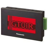 Touchscreen, HMI miniatura, gris, 5VDC, RS232, serie de GT01R