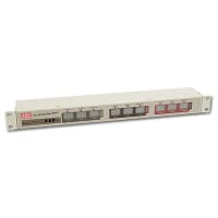 Unidad de supervisión, incluida, control del estante de 1U 19 " y unidad de supervisión, para RCP 1000RCP MURCP MU