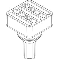 Rápido Construya la base del montaje, 1.20 " x 1.20 "QB BASE120 QQB BASE120 Q