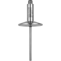 Termómetro compacto, 1xPt100 clase A, 0-150oC, 4-20mA, enchufe M12, abrazadera, 30 milímetros