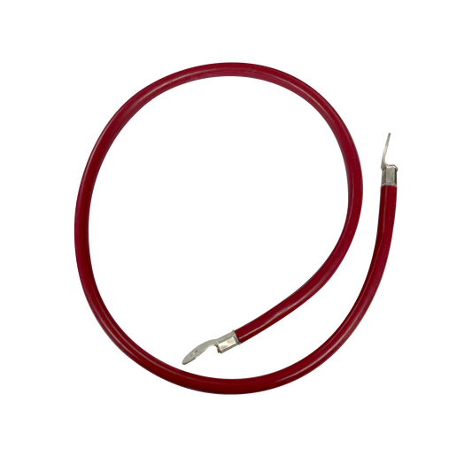 Cable para BaterÃ­as  1 m, Rojo, Calibre 2 AWG con Terminales de Ojo en Ambos Extremos