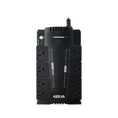 UPS de 425 VA/255 W, TopologÃ­a Standby, Entrada 120 Vca NEMA 5-15P, Tipo Gabinete Compacto, Con 8 Tomas NEMA 5-15R