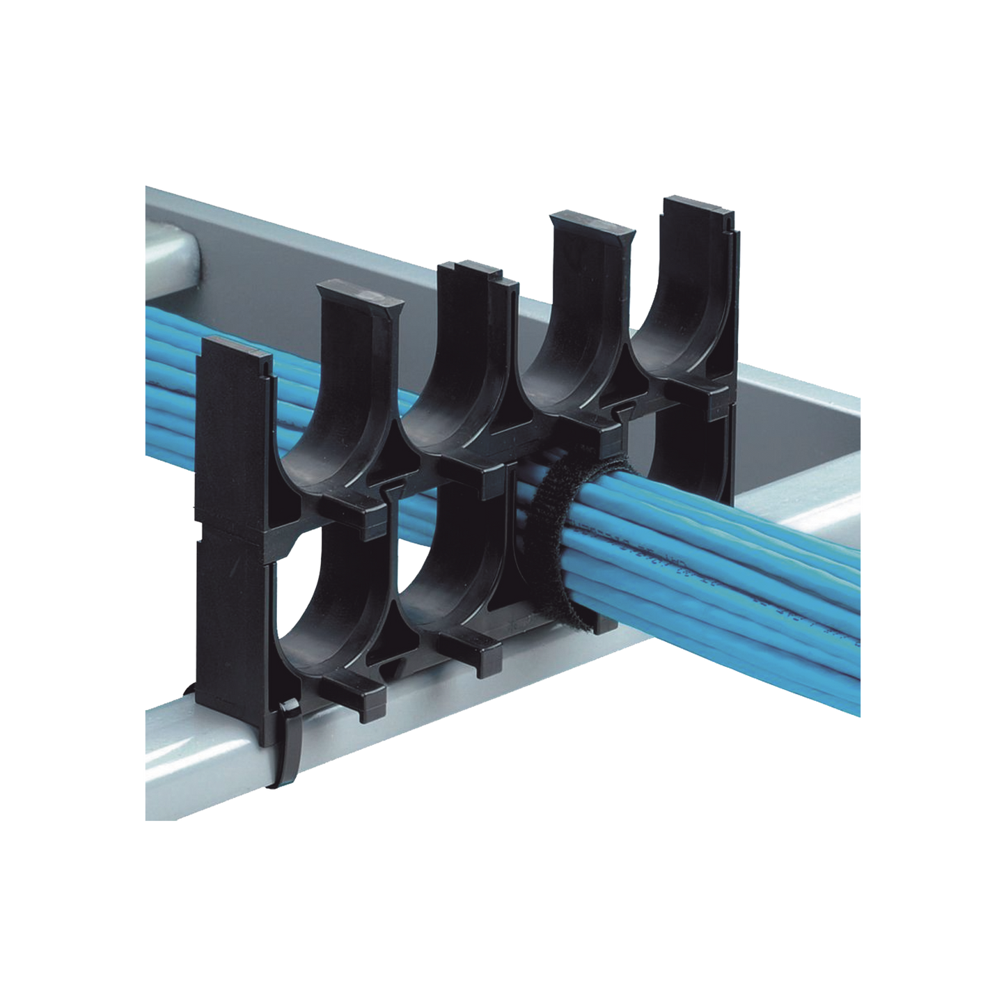 Espaciador de Cables de Nylon 6.6, Con 1 Espacio de 1.25 in (31.8 mm) de DiÃ¡metro, Color Negro, 1 Pieza