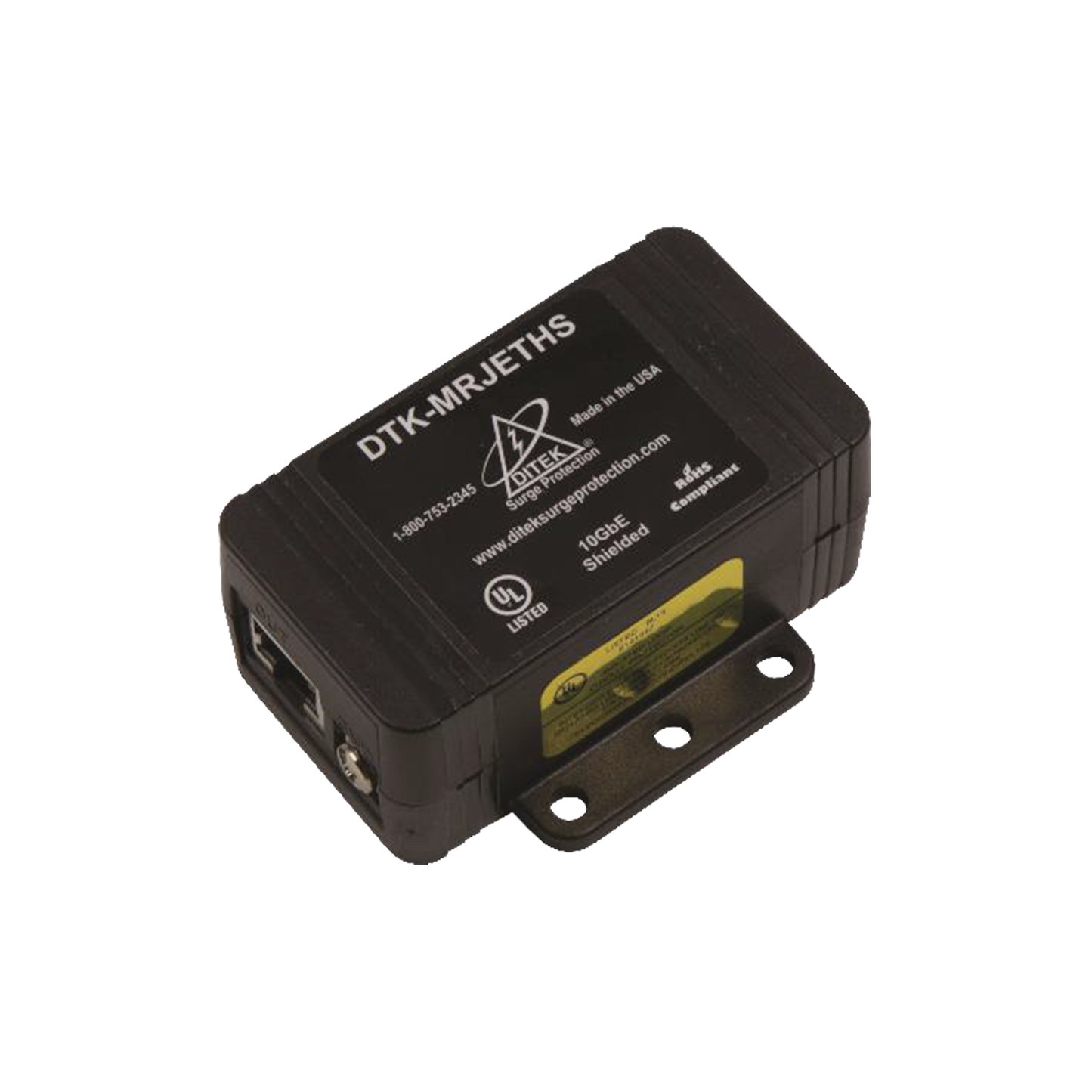 Protector de un solo canal 10GbE para sistemas de CCTV , Ideal para protecciÃ³n de cableado categorÃ­a CAT5e, CAT6 y CAT6A.