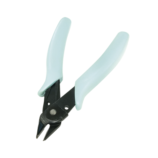 Pinza De Corte Micro de 5" (125 mm). Acero c/mango ErgonÃ³mico de PVC. Uso ElectrÃ³nico. Corte al Ras.