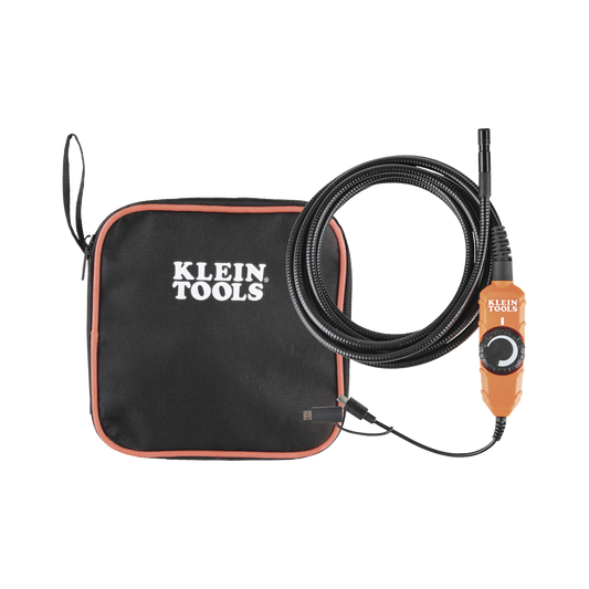 CÃ¡mara Boroscopio de InspecciÃ³n con ConexiÃ³n para Dispositivos AndroidÂ®. Cuello de Cisne Blindado de 10' (3 m) y 6 Luces LED