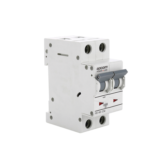 ProtecciÃ³n TÃ©rmica 2P, 32A,  Corriente Alterna  400 V CA para AplicaciÃ³n Fotovoltaica Montaje Riel DIN