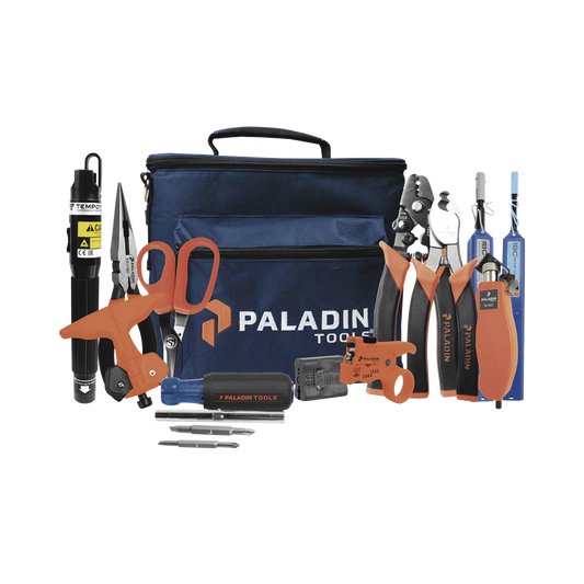 Kit de Herramientas Pro para InstalaciÃ³n de Fibra Ã“ptica con accesorios de limpieza de puertos/conectores y desforradoras de fibra Ã³ptica