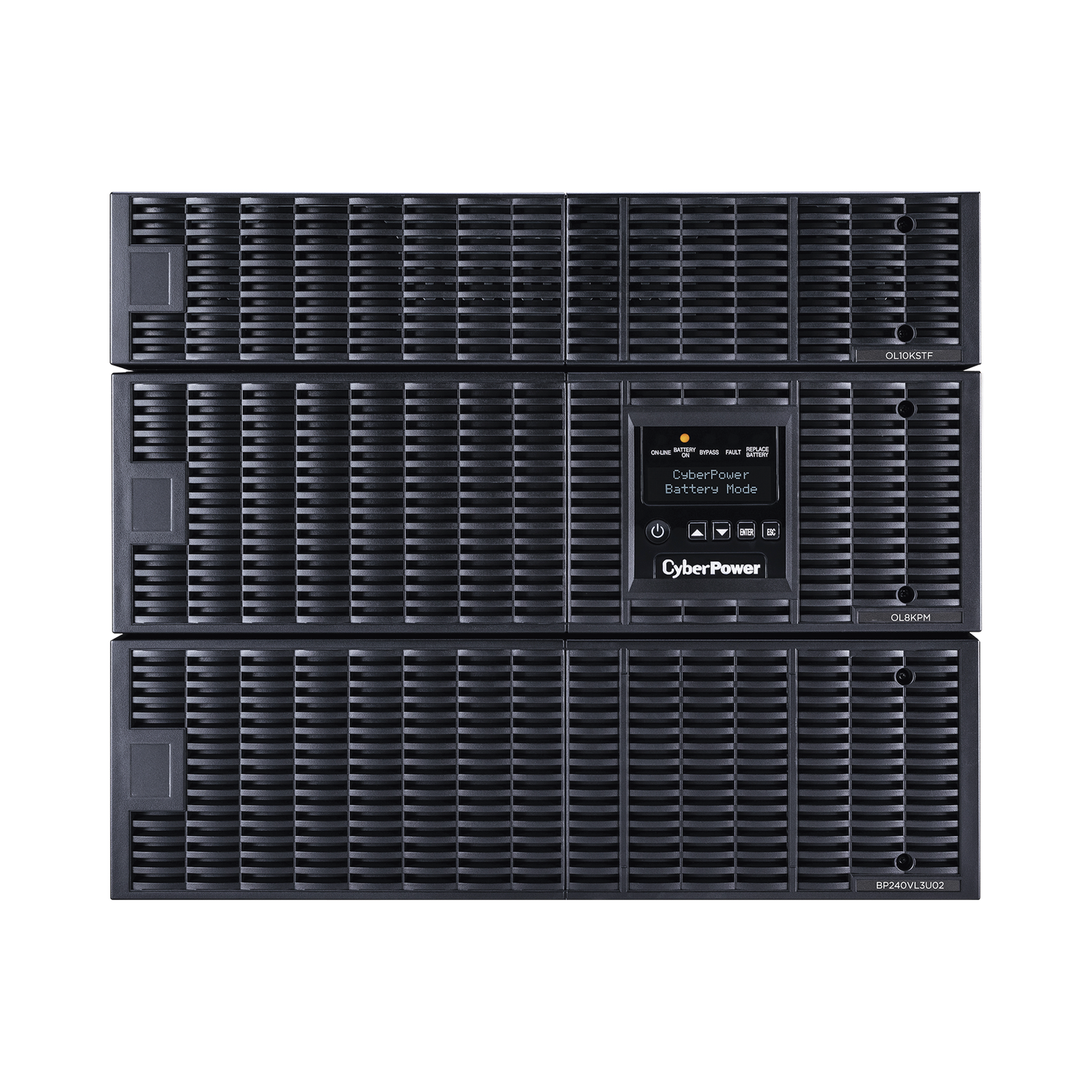 UPS de 8000 VA/8000 W, Online Doble ConversiÃ³n, 200 - 240 Vac de Entrada, 120 - 240 Vac de Salida, Entrada Hardwired, Onda Senoidal Pura, Torre o Rack de 8 UR, Con 6 Tomas NEMA 5-20R, 3 NEMA L6-30R y Terminal Hardwired