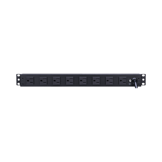 PDU BÃ¡sico Para DistribuciÃ³n de EnergÃ­a, Con 8 Tomas NEMA 5-15R Traseras, 1UR, 15 Amp, 120 Vca