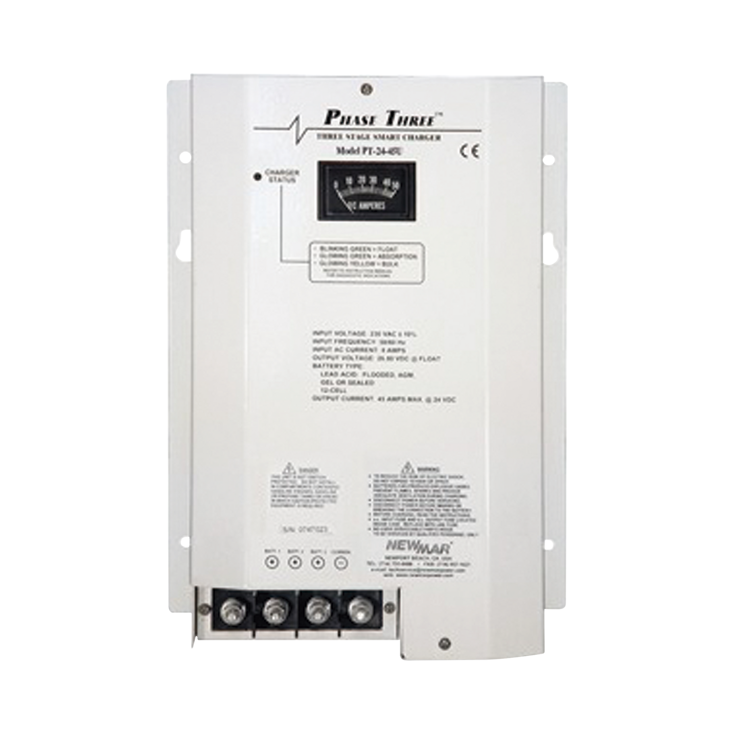 Cargador de Batería Plomo Ácido 12 Volts, 25 Amps | NEWMAR