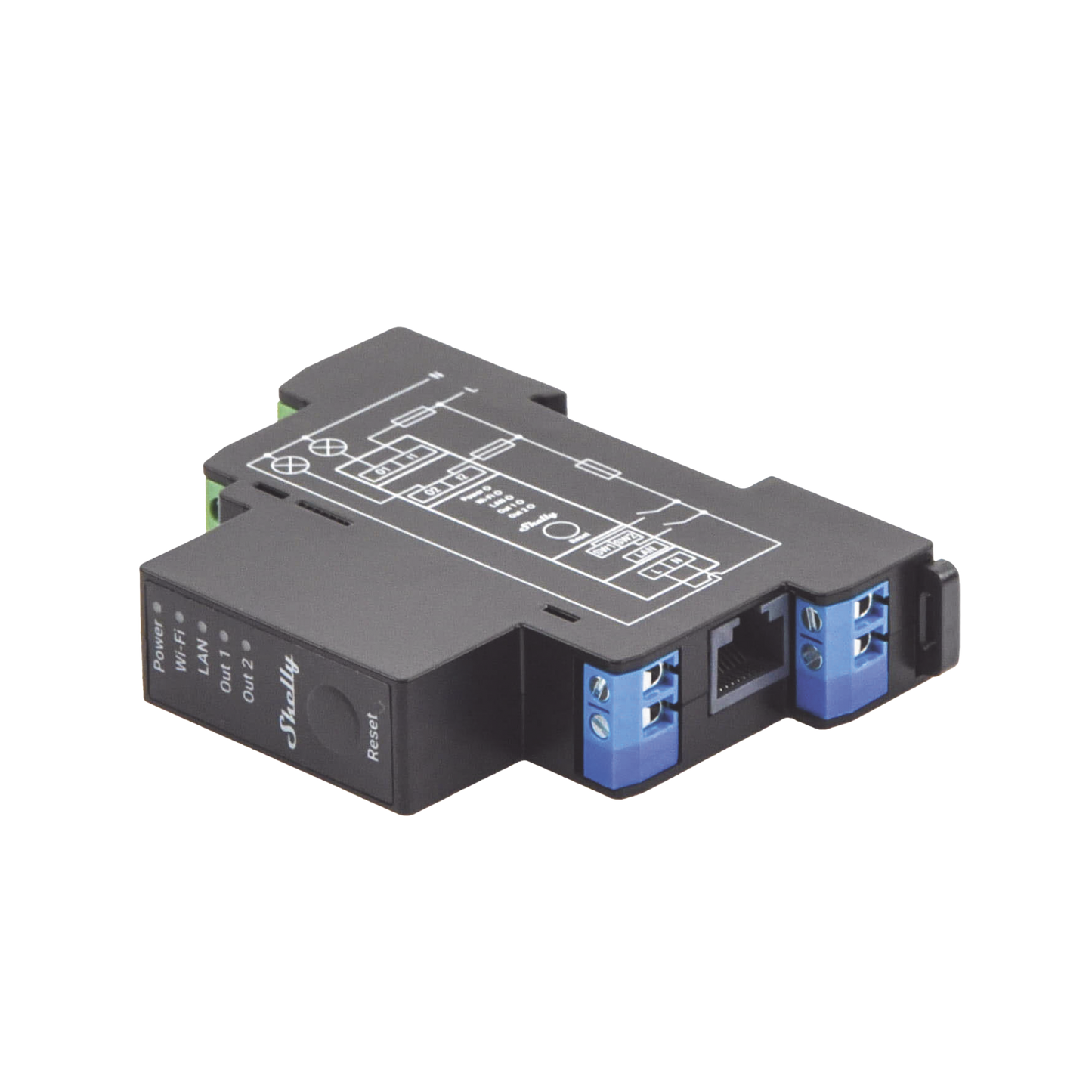 Relevador inalÃ¡mbrico inteligente WIFI y Ethernet / Industrial y residencial / Hasta 16A / 2 canales