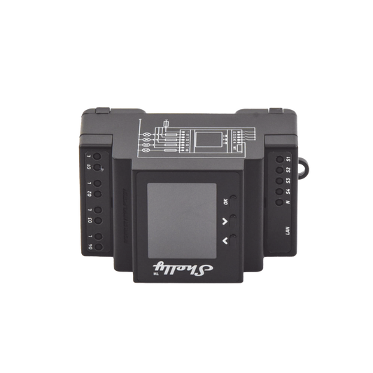 Relevador 40A inalÃ¡mbrico WIFI y Ethernet / 4 canales inteligentes / 10A por canal, 110-230 V /montaje riel DIN