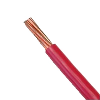 Cable Eléctrico 8 awg color rojo,Conductor de cobre suave cableado. Aislamiento de PVC, auto extinguible. BOBINA 111 MTS