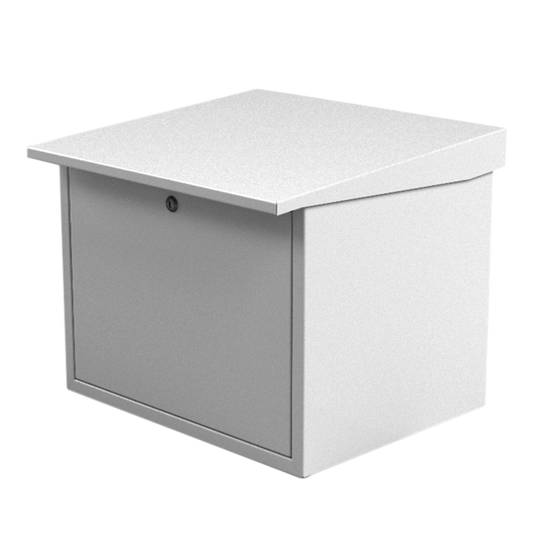 Gabinete para resguardo de baterÃ­as (hasta dos baterÃ­as PL110D12). LÃ¡mina Galvanizada.