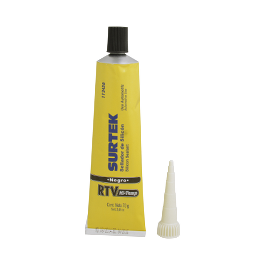 SilicÃ³n para Altas Temperaturas /Color Negro/ Tubo 70 g.