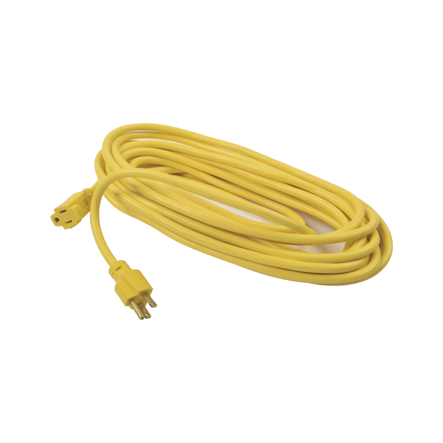 ExtensiÃ³n elÃ©ctrica de uso rudo aterrizada 10 metros / 127 V CA 10 A MÃ¡ximo / Color Amarillo.