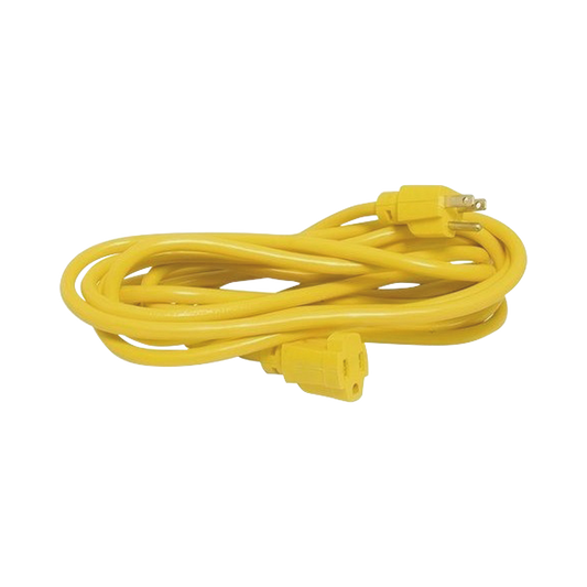 ExtensiÃ³n ElÃ©ctrica de Uso Rudo Aterrizada 15 metros / 127 V CA 10 A MÃ¡ximo / Color Amarillo.