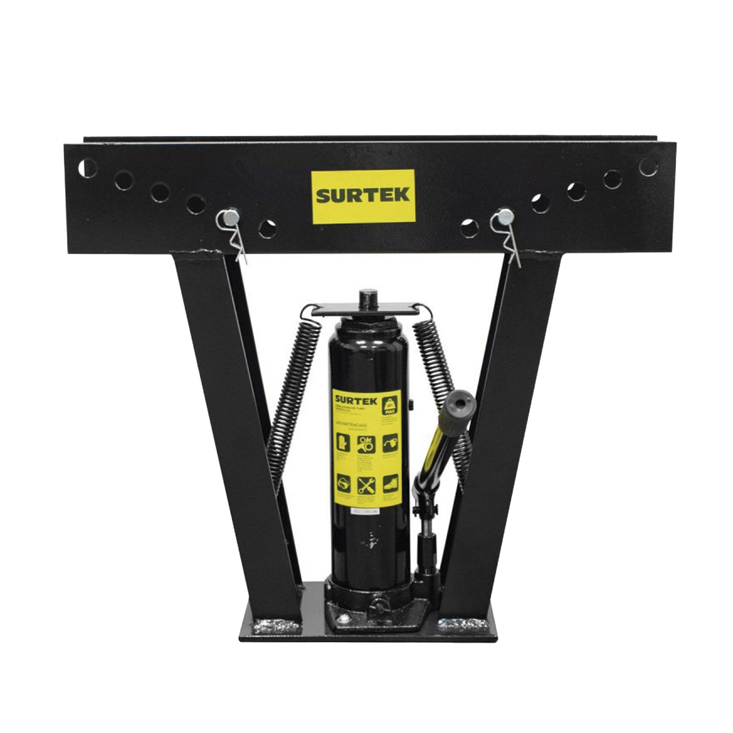 Doblatubos hidrÃ¡ulico de 1/2" a 2" incluye dados con medidas, capacidad 12 toneladas.