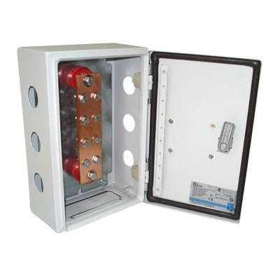 Barra de UniÃ³n y DistribuciÃ³n de Hilos Tierra FÃ­sica con Gabinete de 1249 Amperes de Capacidad.