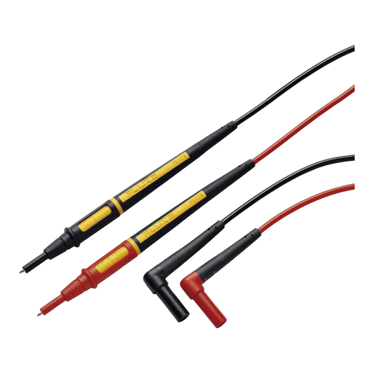 Puntas de Prueba TwistGuardâ„¢ con Cables de Silicona con Doble Aislamiento, CAT II, CAT III, CAT IV