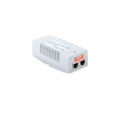 Inyector POE Para AplicaciÃ³n Solar, Entrada 10-15 Vcc, Salida en 56 Vcc, 802.3 af/at, 10/100/1000 Mbps, Hasta 35 Watts